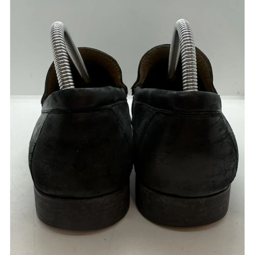 Johnston Murphy Cresswell 20 8471 Black Sheepskin Leather Men's Loafers Size 8M
